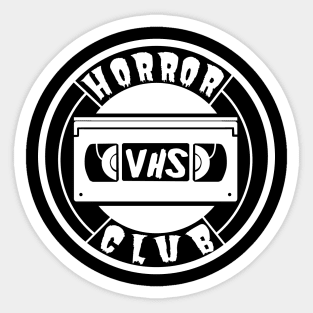 VHS Horror Club Logo Sticker